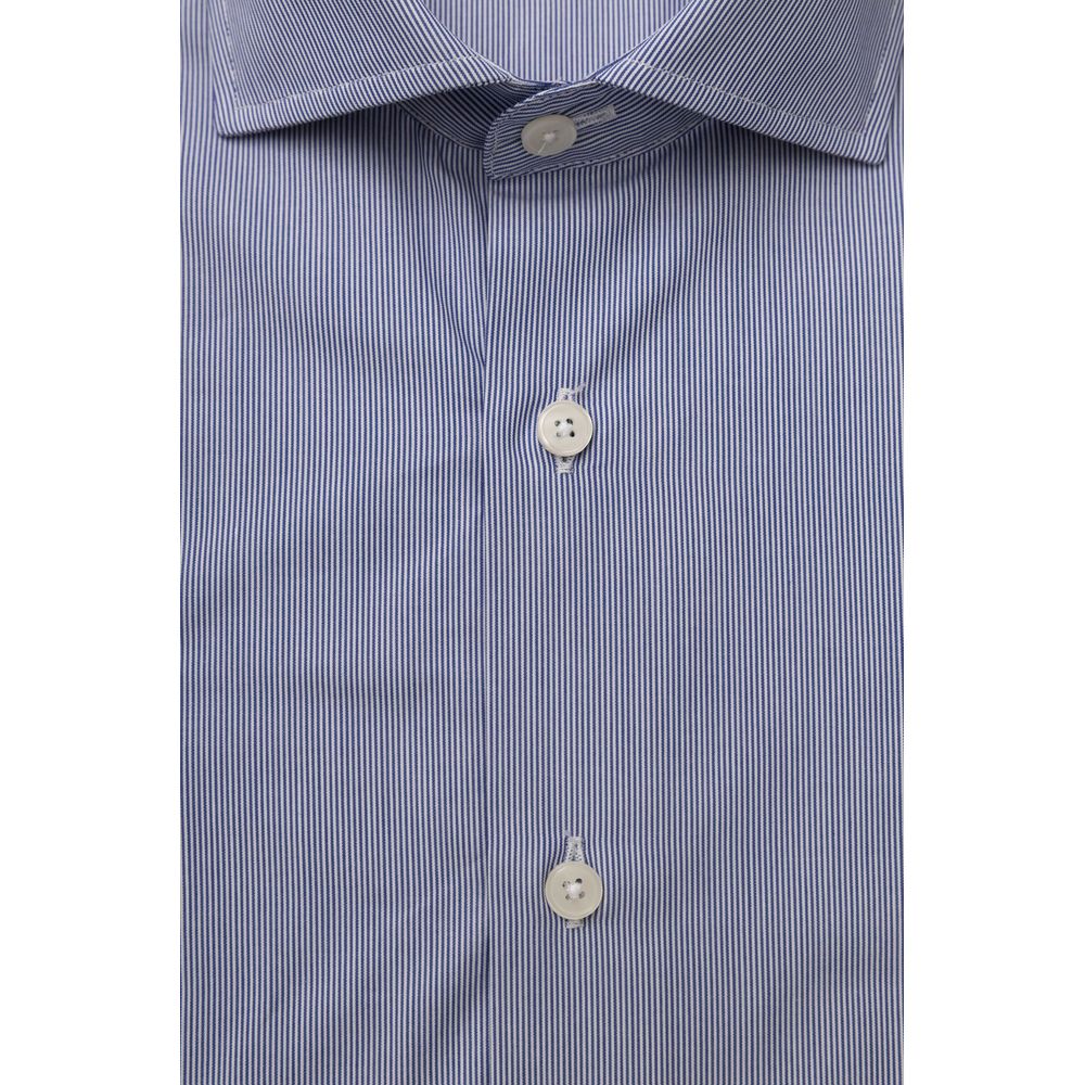 Light Blue Cotton Men Shirt