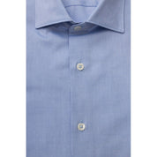 Light Blue Cotton Men Shirt