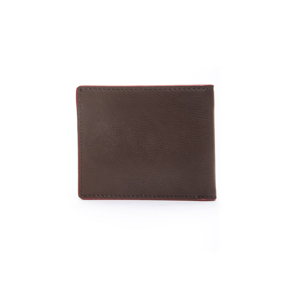 Brown Calf Leather Men Wallet