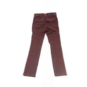 Jean et pantalon en coton bordeaux