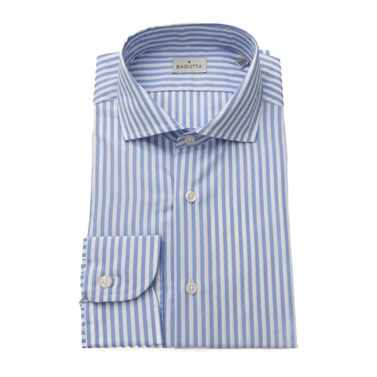 Light Blue Cotton Men Shirt