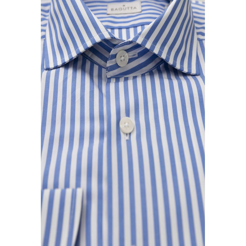 Light Blue Cotton Men Shirt