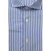 Light Blue Cotton Men Shirt