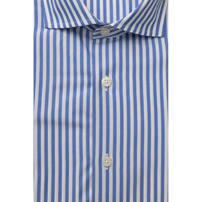 Light Blue Cotton Men Shirt