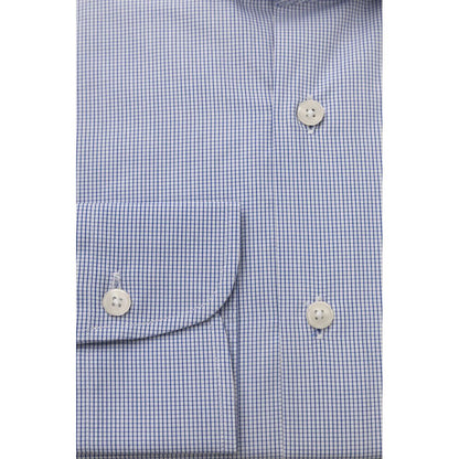 Light Blue Cotton Men Shirt