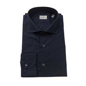 Blue Cotton Men's Shirt