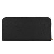 Elegant Leather Zip Wallet - Timeless Accessory