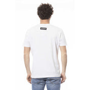 White Cotton Men T-Shirt