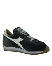 Black and Gray Equipe H Dirty Stone Wash Evo Sneakers