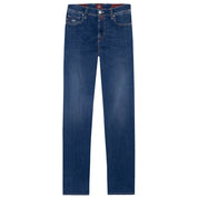 Elegant Stretch Cotton Men's Jeans