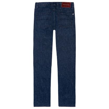 Elegant Stretch Cotton Men's Jeans