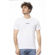 White Cotton Men T-Shirt