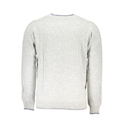 Gray Polyamide Men Sweater