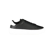 Black Polyethylene Men Sneaker