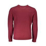 Red Fabric Men Sweater