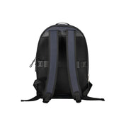 Blue Polyester Men Backpack