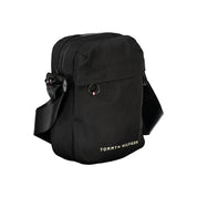 Black Polyester Men Shoulder Bag