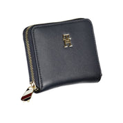 Blue Polyester Women Wallet