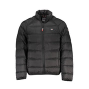 Black Polyamide Men Jacket