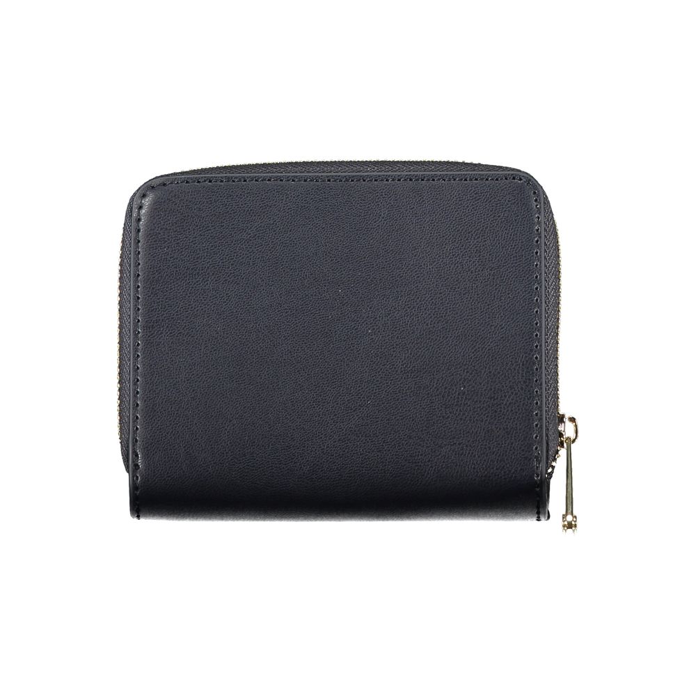 Sleek Blue Polyethylene Wallet