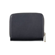 Sleek Blue Polyethylene Wallet