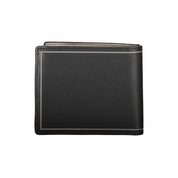 Elegant Black Leather Bifold Wallet