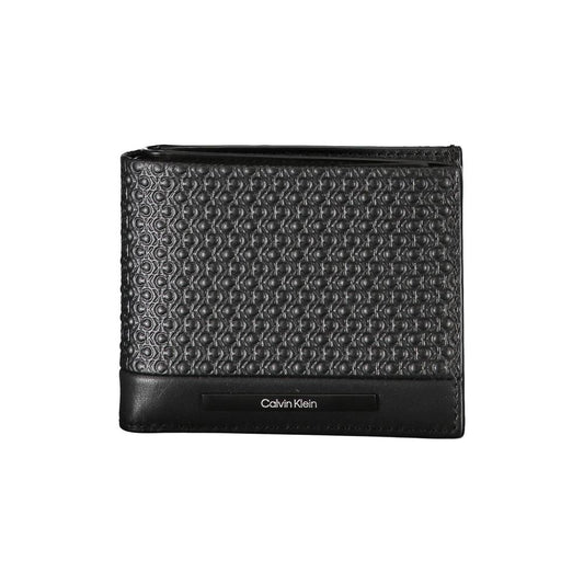 Elegant Black Leather RFID Wallet