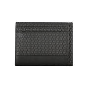 Elegant Leather Card Holder with Contrasting Details