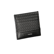 Sleek Black Contrast Card Holder