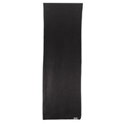 Elegant Black Cotton Cashmere Scarf