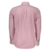 Elegant Pink Narrow Fit Long Sleeve Shirt