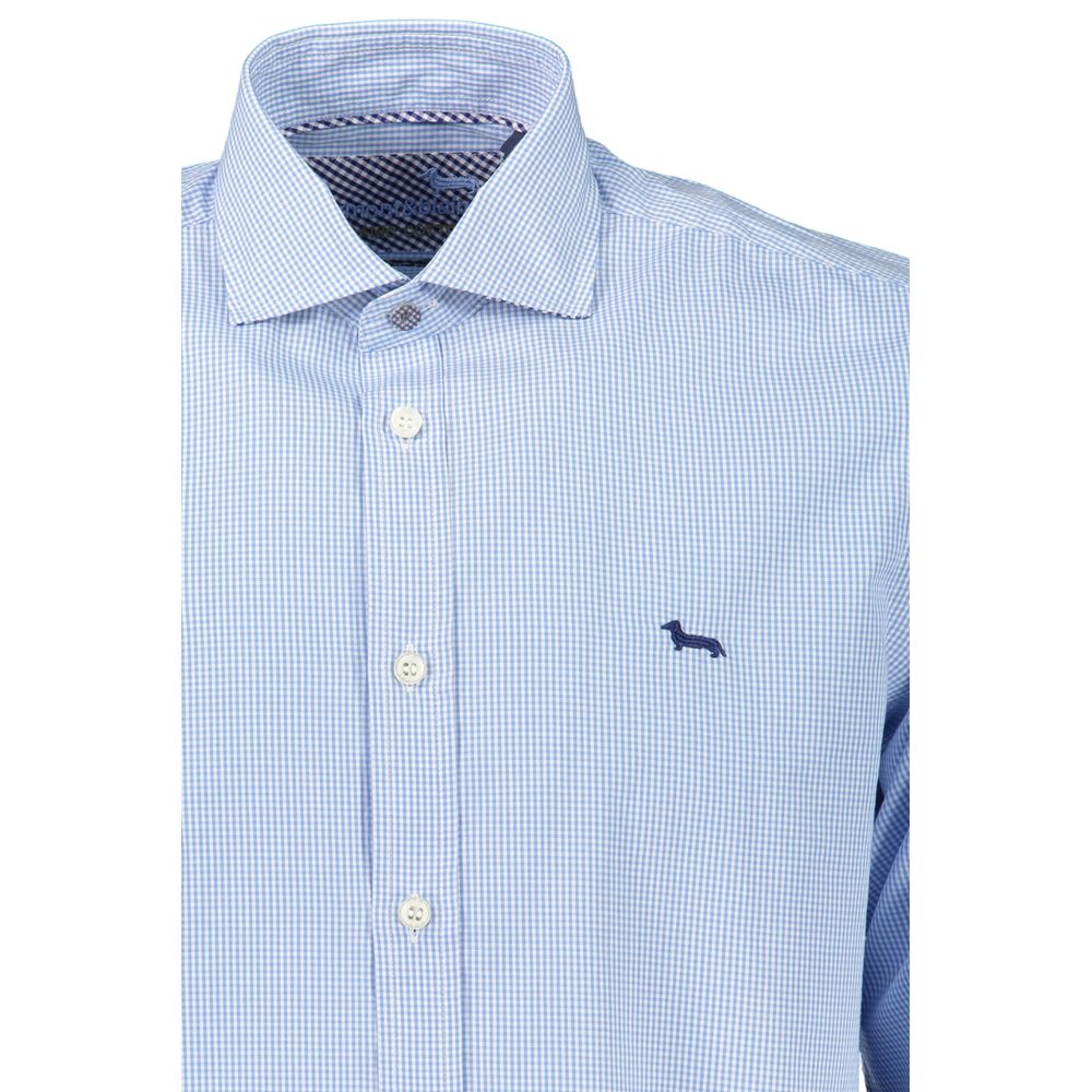 Elegant Light Blue Narrow Fit Shirt