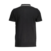 Sleek Contrast Detail Polo Shirt