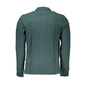 Classic Green Polo Shirt with Embroidery Detail