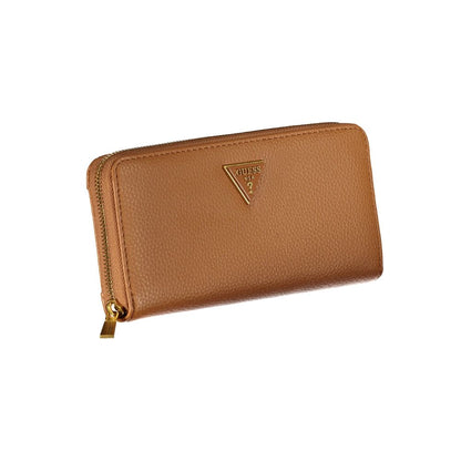 Chic Brown Multipocket Wallet