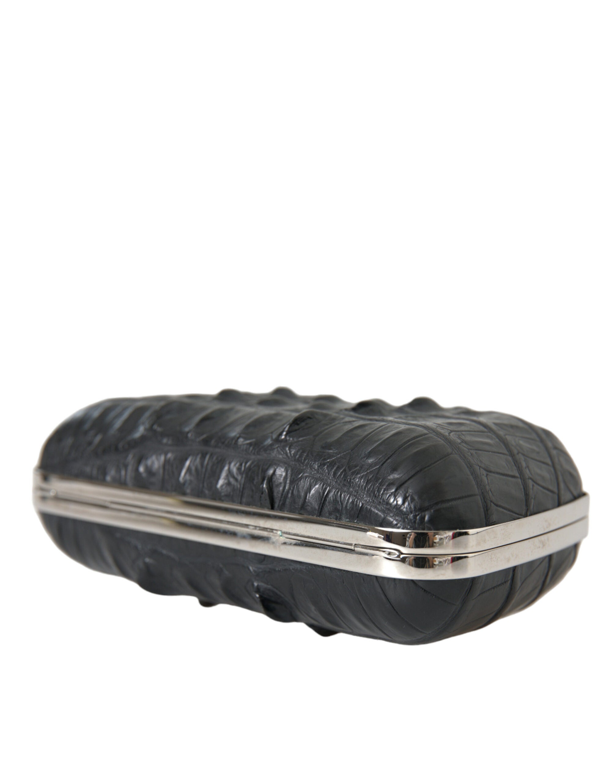 Elegant Crocodile Leather Evening Clutch