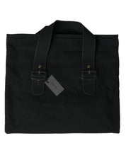 Chic Black Denim Tote for Everyday Elegance