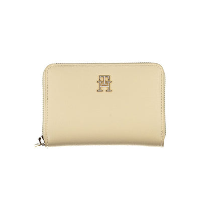 Beige Polyester Wallet