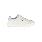 White Polyester Sneaker