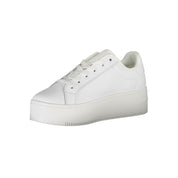 White Polyester Sneaker