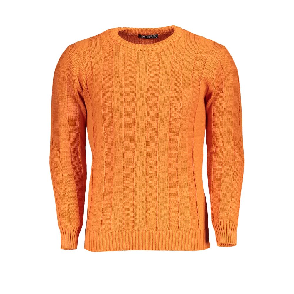 Orange Fabric Sweater