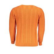 Orange Fabric Sweater