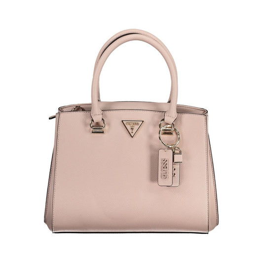 Pink Polyethylene Handbag