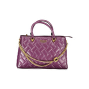 Purple Polyethylene Handbag