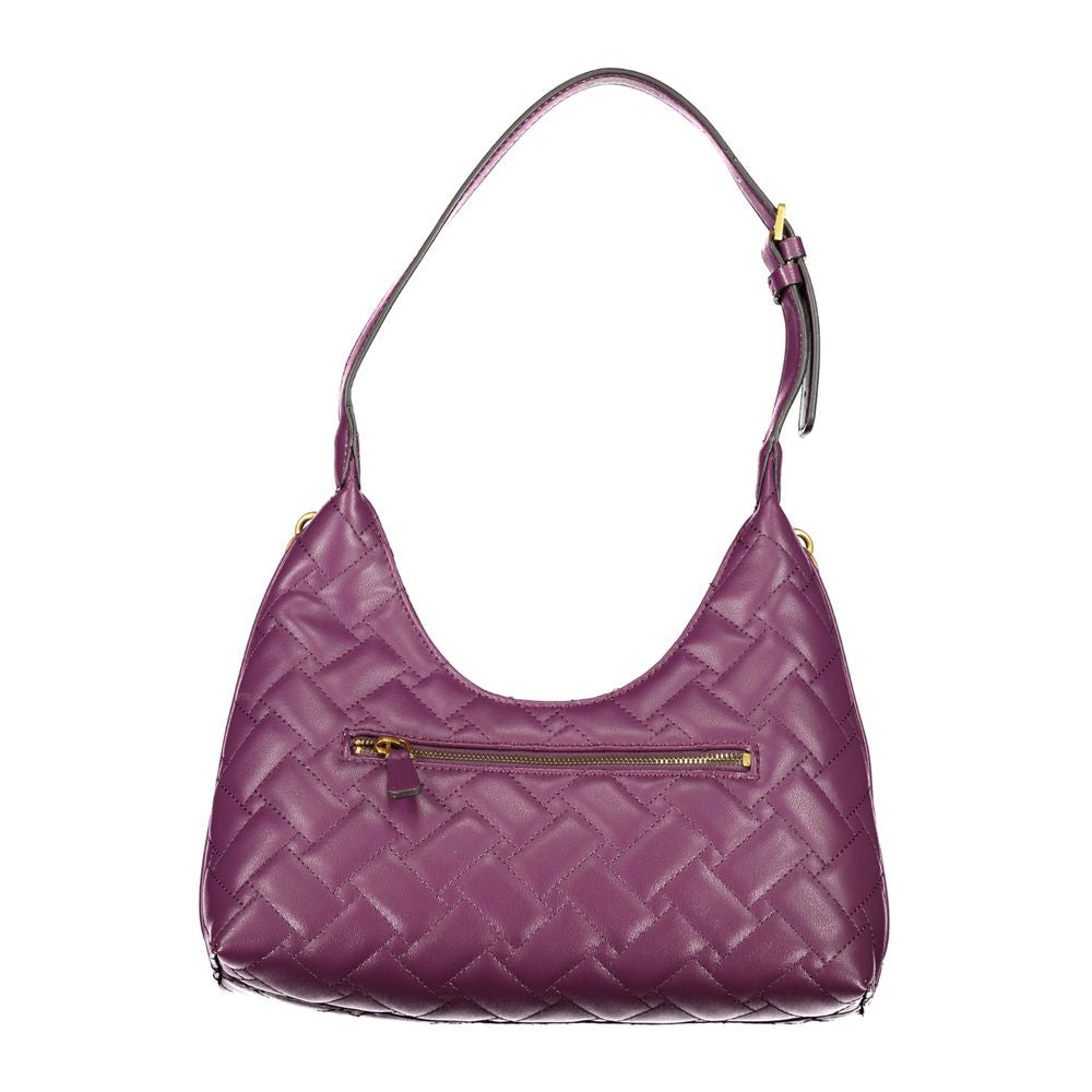 Purple Polyethylene Handbag