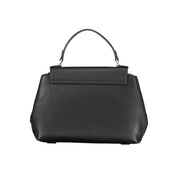 Black Polyester Handbag