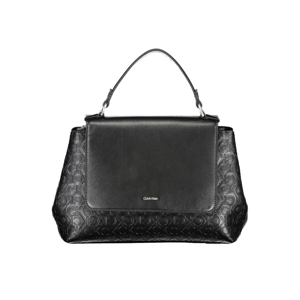 Black Polyester Handbag