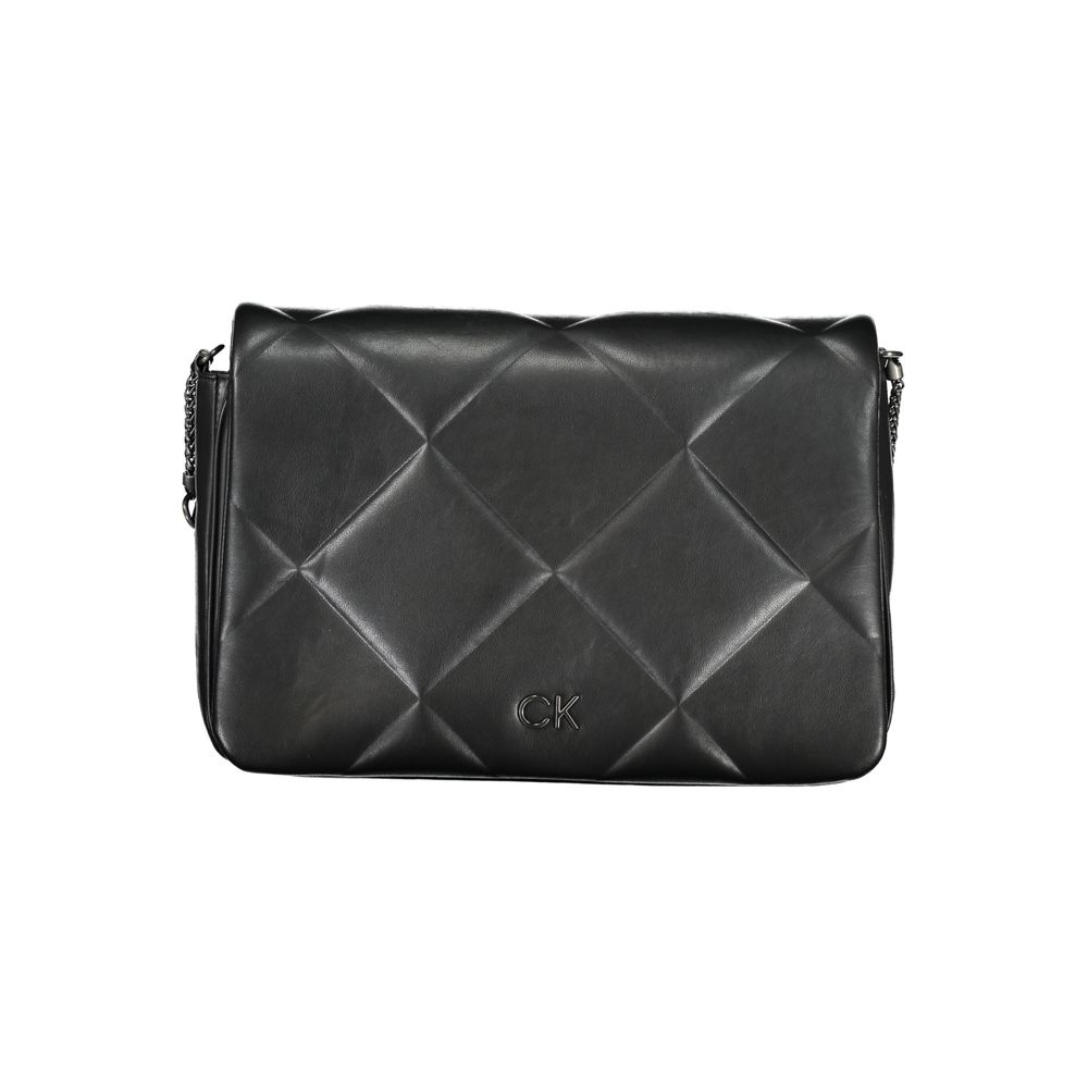 Black Polyester Handbag