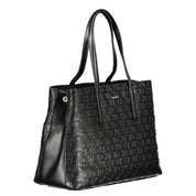 Black Polyester Handbag