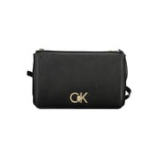 Black Polyester Handbag